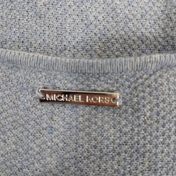 Micheal Kors blue tunic sweater top - Picture 9 of 11